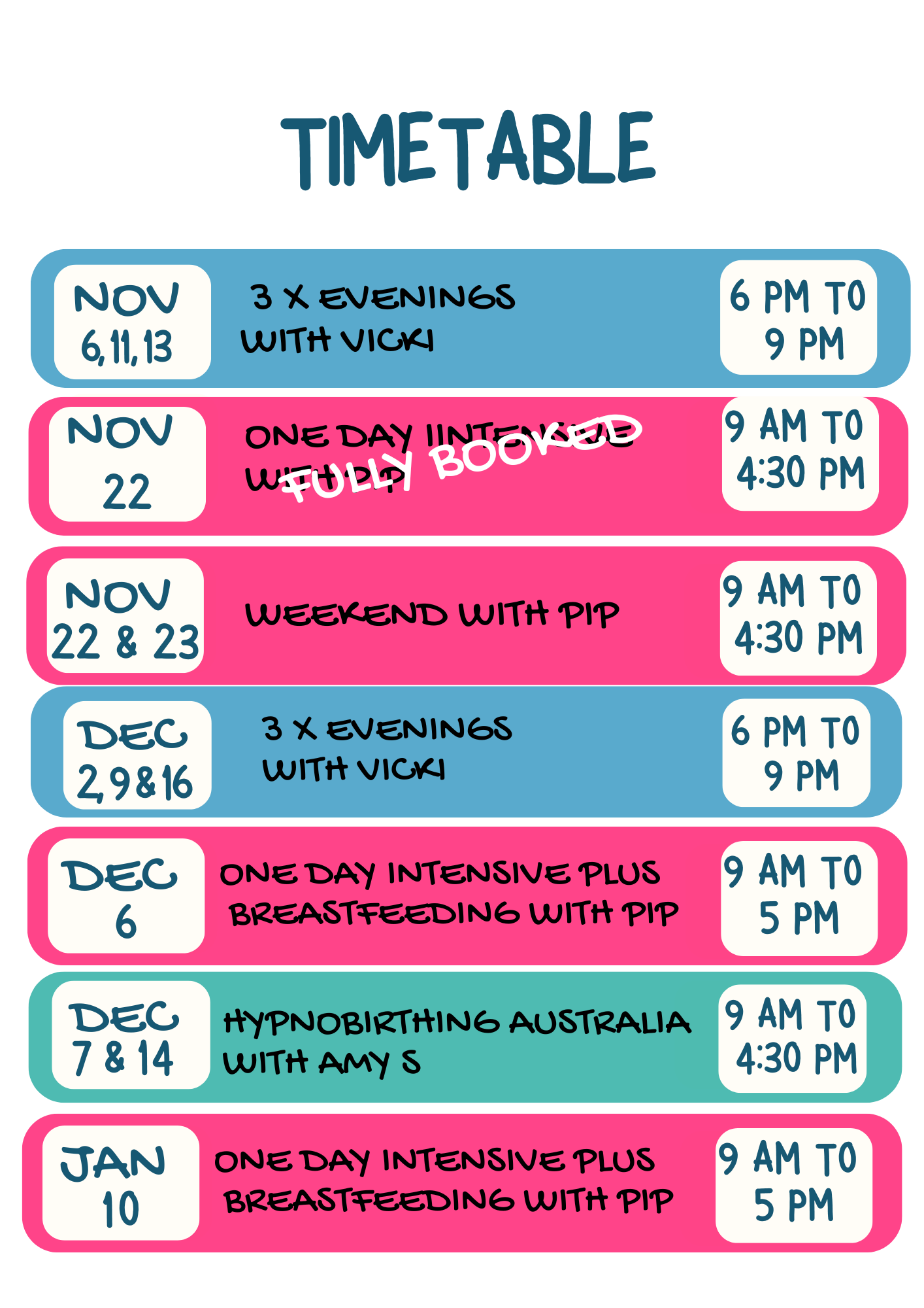 Blue and Orange Books Middle School Book Report (21) Hynobirthing classes Perth